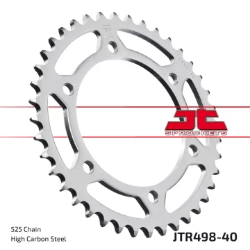 JT R498-40 čelični stražnji lančanik, 40T, veličina 525