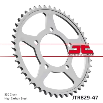 JT R829-47 čelični stražnji lančanik, 47T, veličina 530