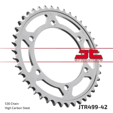 JT R499-42 čelični stražnji lančanik, 42T, veličina 530