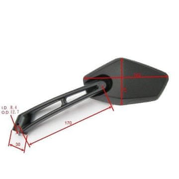 JMP retrovizor za Aprilia SR 50 R LC, SR 50 R LC Ditech Factory, SR 50 LC Ditech Racing, SR 50 LC Ditech replika, SR 50 LC Dit