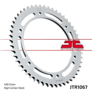 JT R1067-52 čelični stražnji lančanik, 428/52z za Hyosung GT 125 Naked, GT 125 R Pro Comet, GT 125 R Supersport