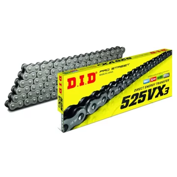 D.I.D 525VX3/108 X-Ring otvoreni pogonski lanac sa zakovicom