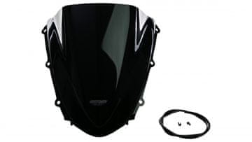 MRA Vjetrobransko staklo za motocikle HONDA CBR 1000 RR, SC57, 2004.-2007., Oblik R, Crno