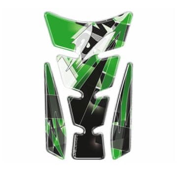 DE Tankpad Spirit shape Limited Edition logo K zelena