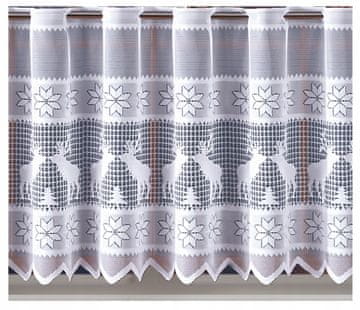Kuhinjska zavjesa, zima, SOBOVI, Božić, 100x40 cm