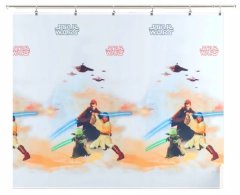 STAR WARS Yoda zavjesa za mlade Star Wars 550x150 TRAKA SW08