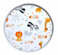 Set zavjesa za dječju sobu, životinje SAFARI, skandinavski stil