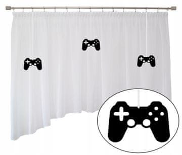 Dječja zavjesa za igrača PLAY GAME privjesci jastučići kontroler 600x145