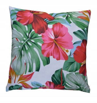 Jastučnica pamuk cvijet ruže monstera 40x40