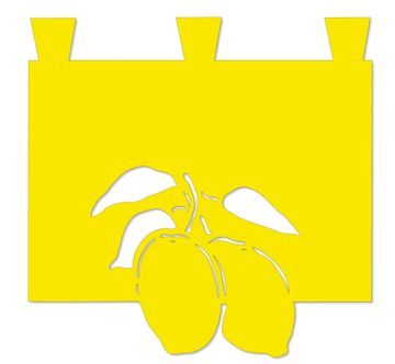 Kuhinjska zavjesa ažur LEMONS proljeće ljeto HARNESS 35x35 cm