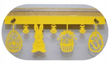 Zavjesa od lambrequina s omotnicom EASTER GLAMOUR 90x40
