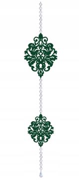 Z16 GIRLAND privjesak ukras OPENWORK dekor GLAM 110