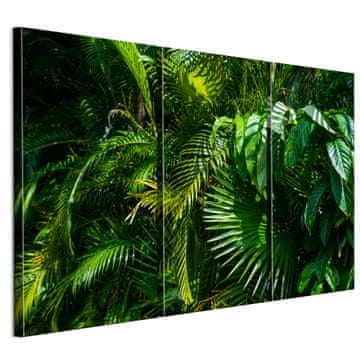 Slika na talijanskom platnu 90 x 60 cm triptih - stil džungle - priroda Slika na talijanskom platnu 120 x 80 cm triptih - stil džungle - priroda