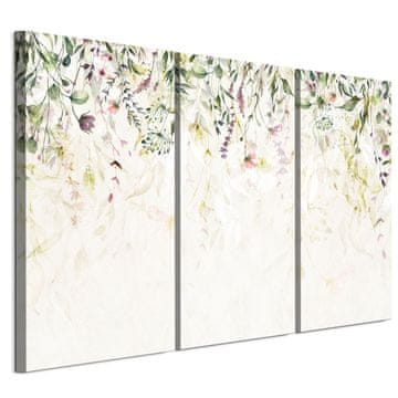 Slika na talijanskom platnu 90 x 60 cm triptih - moderni stil - cvijeće Slika na talijanskom platnu 120 x 80 cm triptih - moderni stil - cvijeće