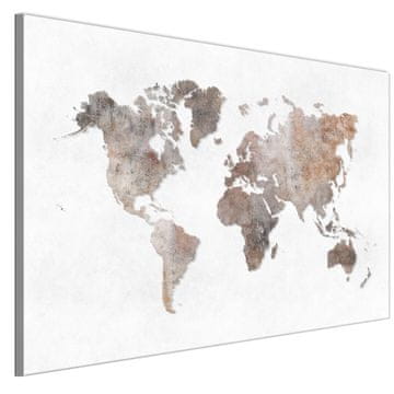 Slika na talijanskom platnu 90 x 60 cm - eklektični stil - karte Slika na talijanskom platnu 120 x 80 cm - eklektični stil - karte