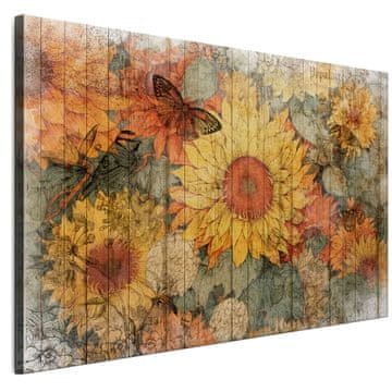 Slika na talijanskom platnu 90 x 60 cm - vintage stil - priroda Slika na talijanskom platnu 120 x 80 cm - vintage stil - priroda