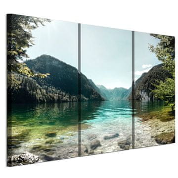 Slika na talijanskom platnu 90 x 60 cm triptih - klasični stil - priroda Slika na talijanskom platnu 120 x 80 cm triptih - klasični stil - priroda