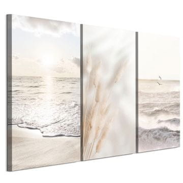 Slika na talijanskom platnu 90 x 60 cm triptih - boho stil - priroda Slika na talijanskom platnu 120 x 80 cm triptih - boho stil - priroda