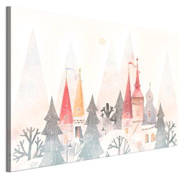 Slika na talijanskom platnu 90 x 60 cm - skandinavski stil - priroda Slika na talijanskom platnu 120 x 80 cm - skandinavski stil - priroda