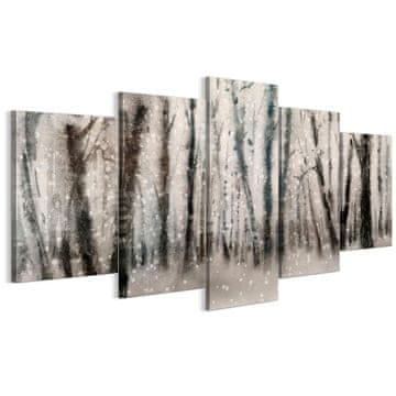 Slika na talijanskom platnu 100 x 50 cm pentaptih - klasični stil - priroda Slika na talijanskom platnu 200 x 100 cm pentaptih - klasični stil - priroda