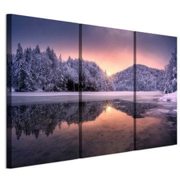 Slika na talijanskom platnu 90 x 60 cm triptih - klasični stil - priroda Slika na talijanskom platnu 120 x 80 cm triptih - klasični stil - priroda