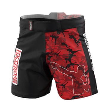 Extreme Hobby Dječje sportske kratke hlače RED WARRIOR 116 CRNE