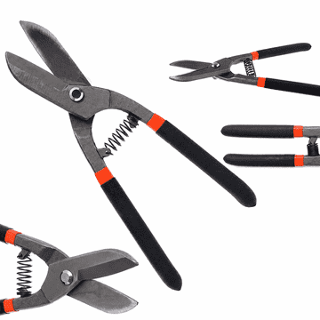 Kraft&Dele Ergonomske škare za lim 225 mm |