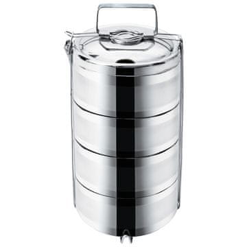 Orion Termo čelična posuda za ručak, 4-katna, 4x1,1 l