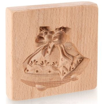 Orion Drveni kalup za kekse u obliku zvona 10x10 cm