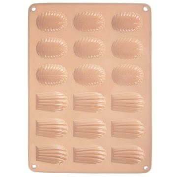 Orion Silikonski kalup za kekse i praline bež boje 34x25x1 cm