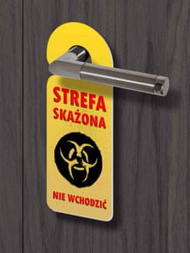 Bertoni Privjesak za kvaku na vratima - KONTAMINACIJA
