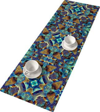 Bertoni Barcelona nadstolnjak 115x40 cm - ekološki filc, zaštita za stol, ukrasni uzorak,