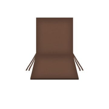 Bertoni Vodootporni jastuk za stolicu s naslonom TIP 80x40 cm SMEĐI