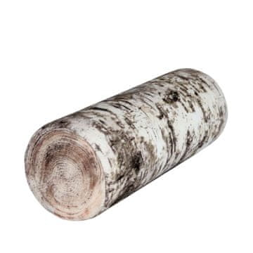 Bertoni Valjak za rehabilitacijski jastuk od breze Ø15x40 cm - baršun, memorijska pjena, za potporu vrata i leđa,