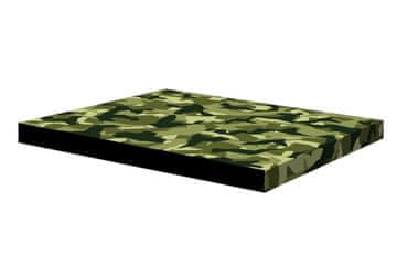 Bertoni Madrac za pseći krevet XXL 110×80×5 cm - pjena, vodootporna navlaka, print "Moro",