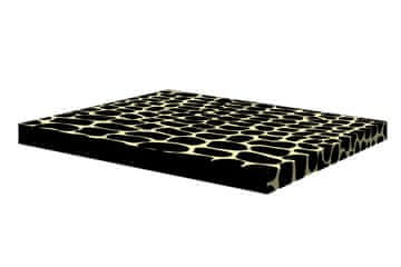 Bertoni Madrac za pseći krevet XL 80×55×5 cm - pjena, vodootporna navlaka, print "Krokodil",