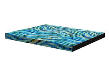 Bertoni Ortopedski madrac za pse ORTO XXL 110×80×7 cm - Mozaični print, memorijska pjena, vodootporna navlaka,