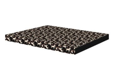 Bertoni Ortopedski madrac za pse ORTO XL 80×55×7 cm - print bulterijera, memorijska pjena, vodootporna navlaka,