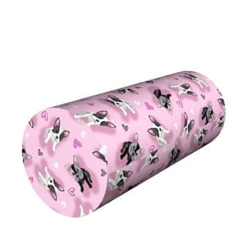 Bertoni Jastuk za rehabilitaciju Sweety Ø15x40 cm - baršun, memorijska pjena, za potporu vrata i leđa,