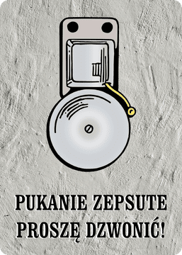 Bertoni ZNAK KUCANJA - 20x28 cm