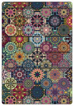 Bertoni Valencia zidni organizator od filca 45×65 cm - antracit, 8 džepova, HD print, dekorativan i praktičan