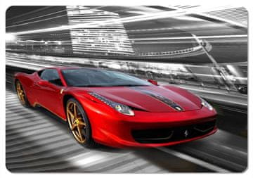 Bertoni Podloga za radni stol 50×70 cm, Ferrari uzorak - ekološki filc, HD tisak, zaštita za površinu stola, za ured i dnevni boravak -