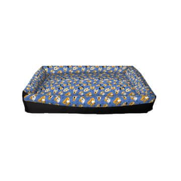 Osnovni krevet - Plavi psi XL 85x55 cm