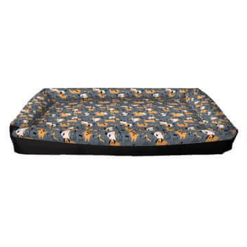 Osnovni krevet - Sivi psi XXL 100x70 cm
