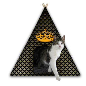 Tipi za psa/mačku s jastukom KORONA L