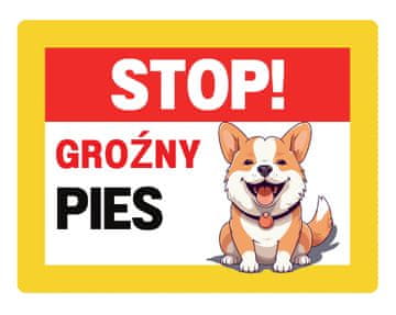 TANJUR ZA OPASNE CORGI MAČKE - 20x28 cm