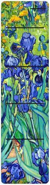 Bertoni zidni organizator od filca Irises 25×95 cm - antracit, HD print, džepovi, dekorativno i praktično
