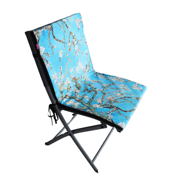 Bertoni TIP 80x40 cm Vodootporni jastuk za stolicu boje badema s naslonom