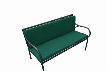 Vodootporni vrtni jastuk za BERTONI klupu za ljuljanje, zeleni 120x40+40, s odvojivom navlakom