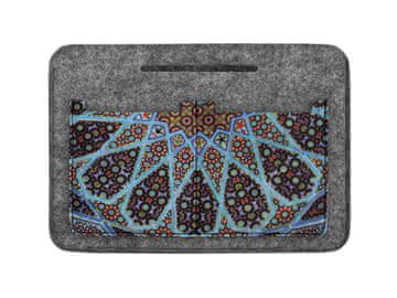Bertoni Organizator za torbicu od filca, sivi, Ajsza print - lagan, prostran, džepovi, praktičan, marka
